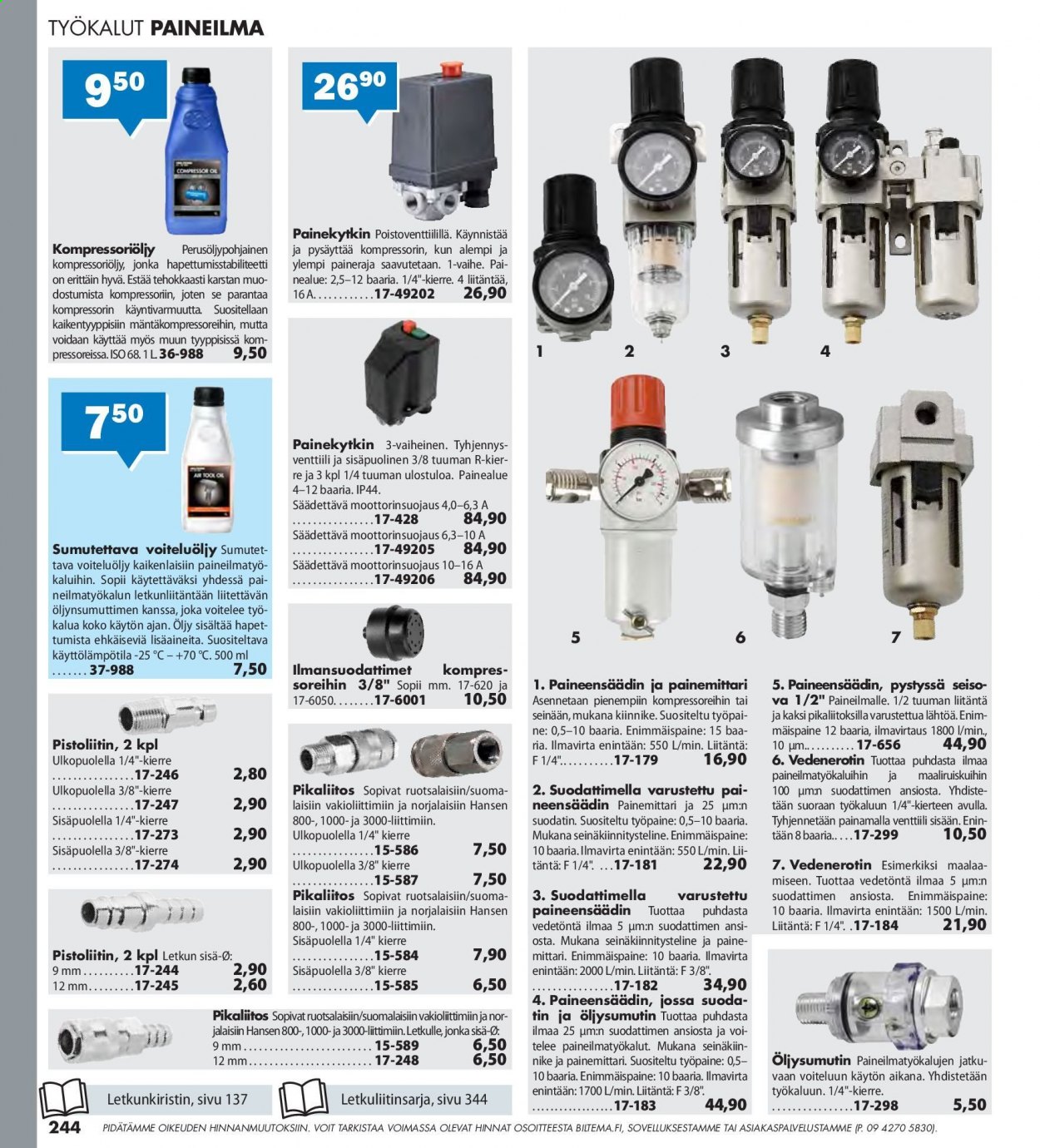 Biltema tarjoukset. Sivu 244