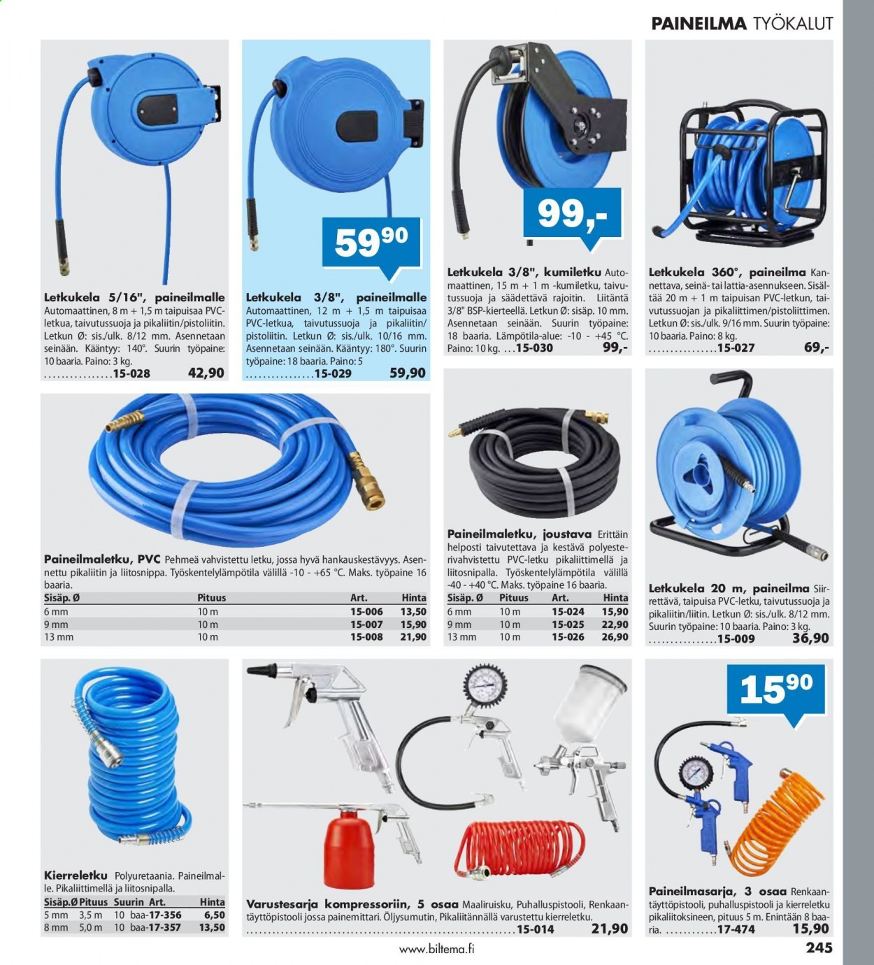 Biltema tarjoukset. Sivu 245