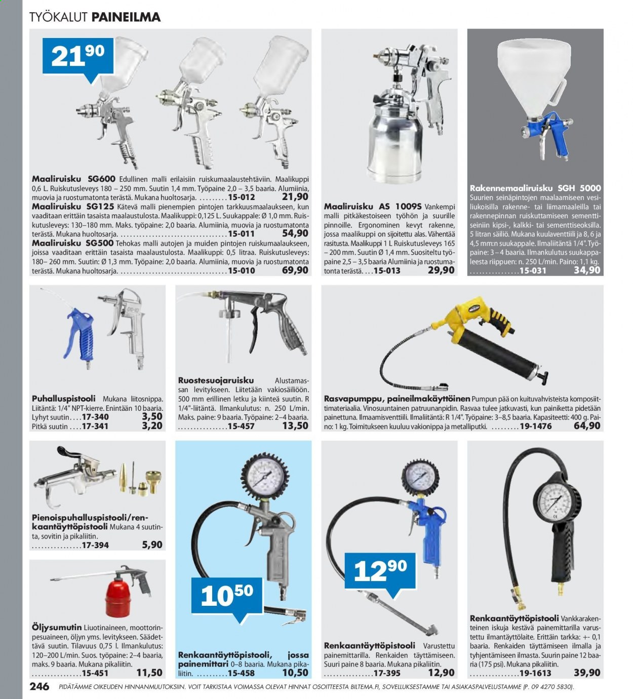 Biltema tarjoukset. Sivu 246