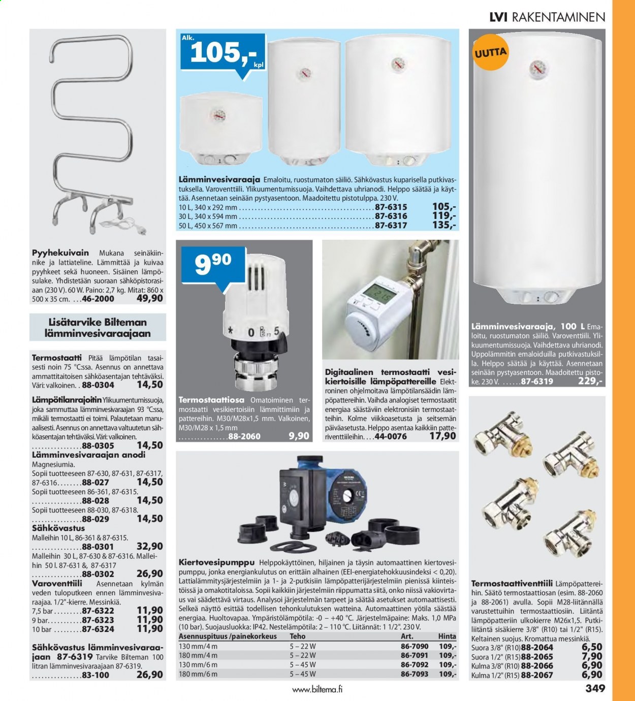Biltema tarjoukset. Sivu 349
