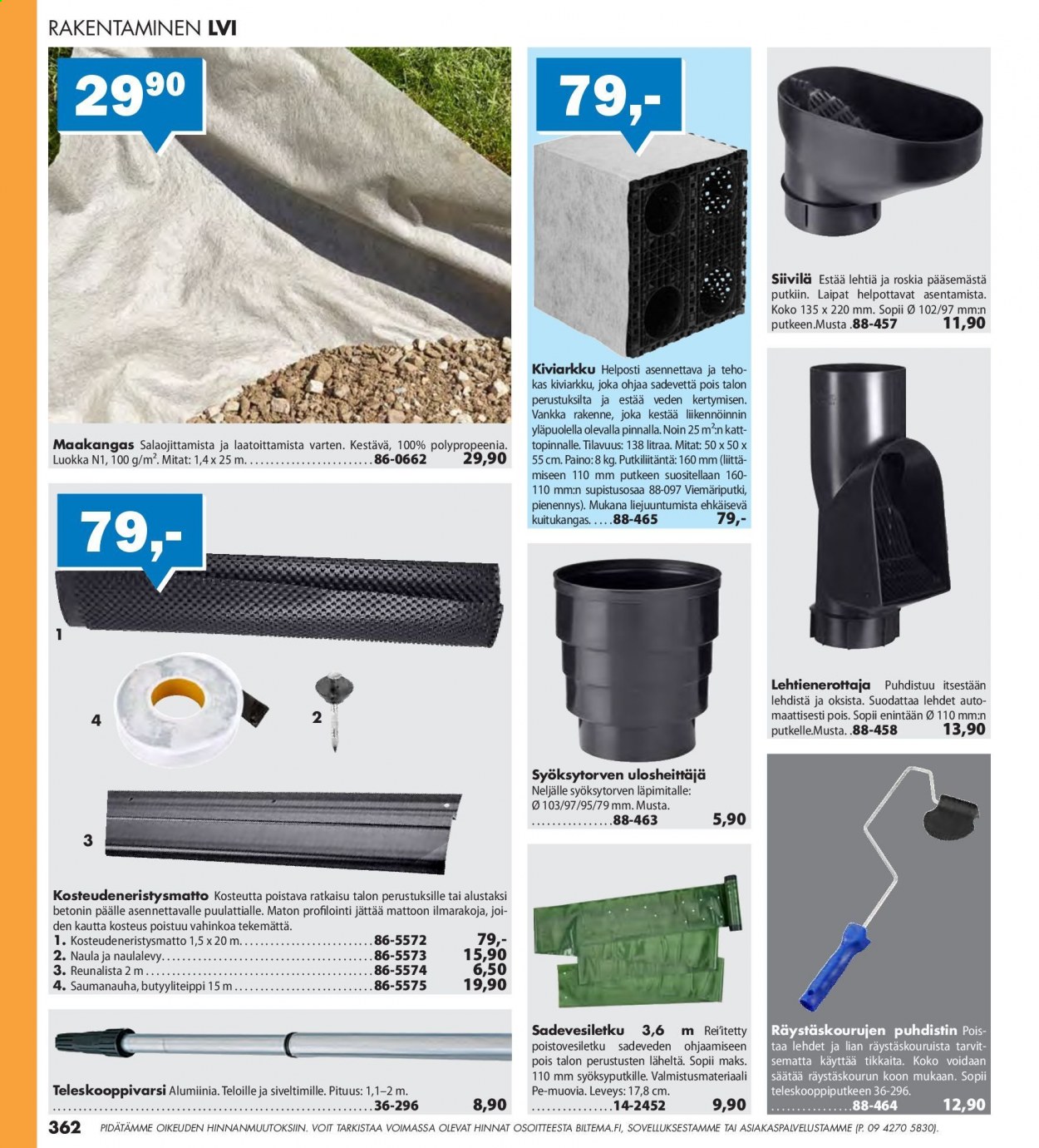 Biltema tarjoukset. Sivu 362