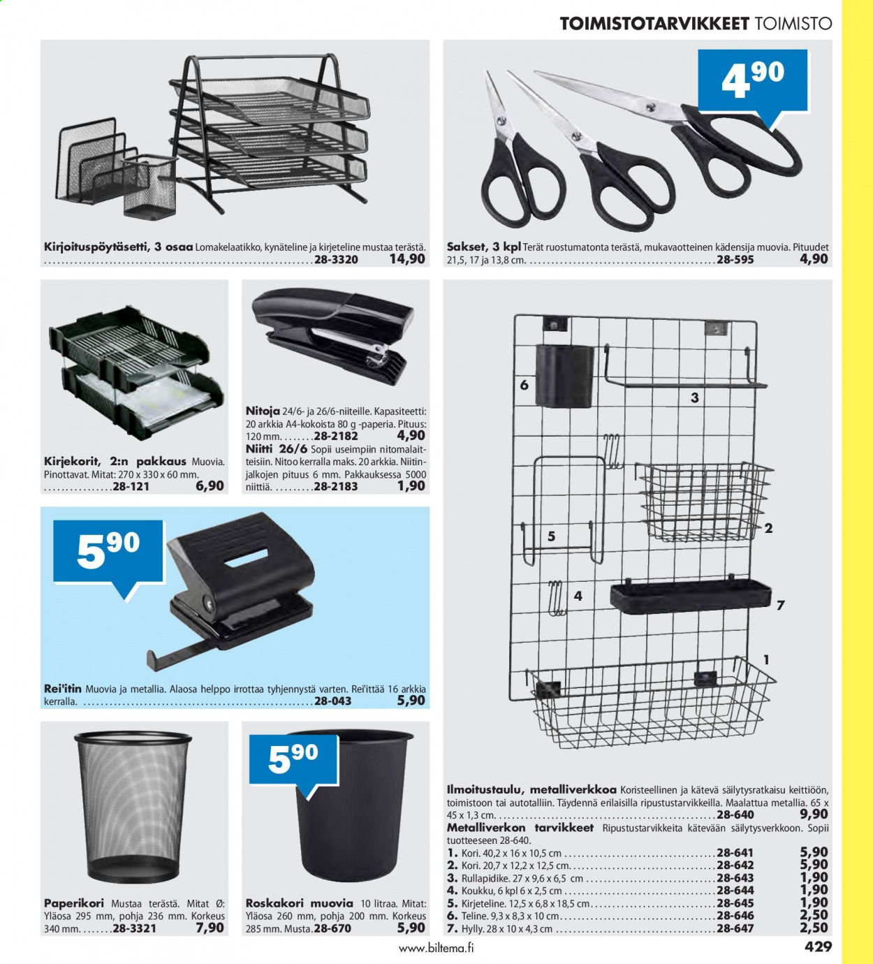 Biltema tarjoukset. Sivu 429