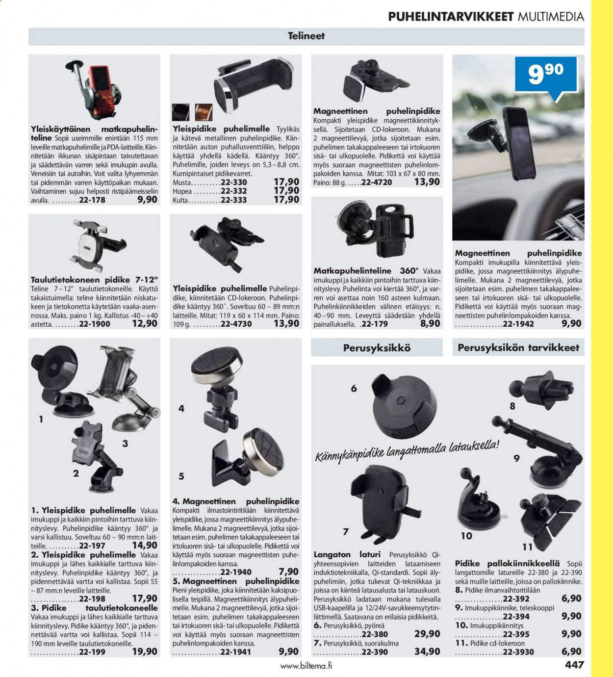 Biltema tarjoukset. Sivu 447