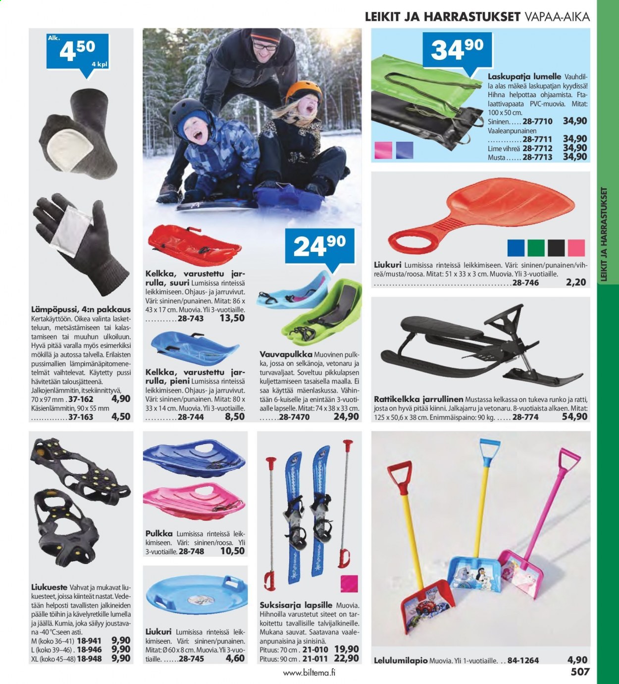 Biltema tarjoukset. Sivu 507