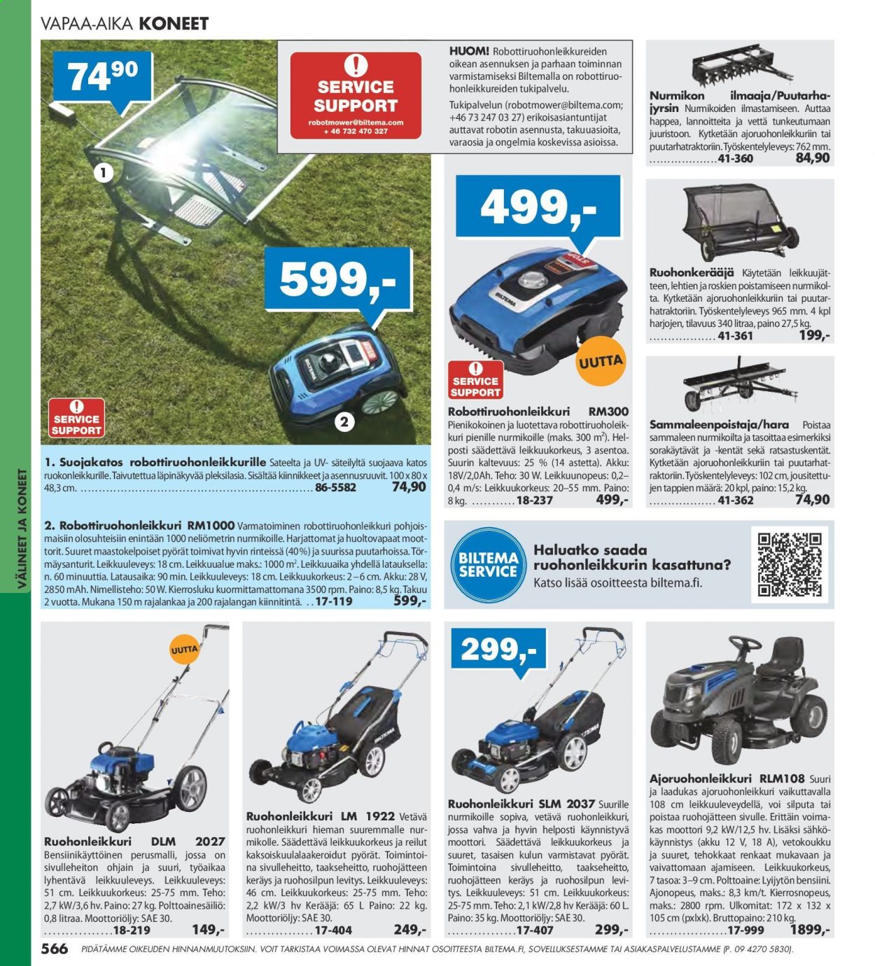 Biltema tarjoukset. Sivu 566