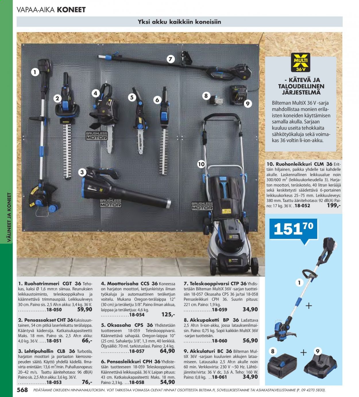 Biltema tarjoukset. Sivu 568