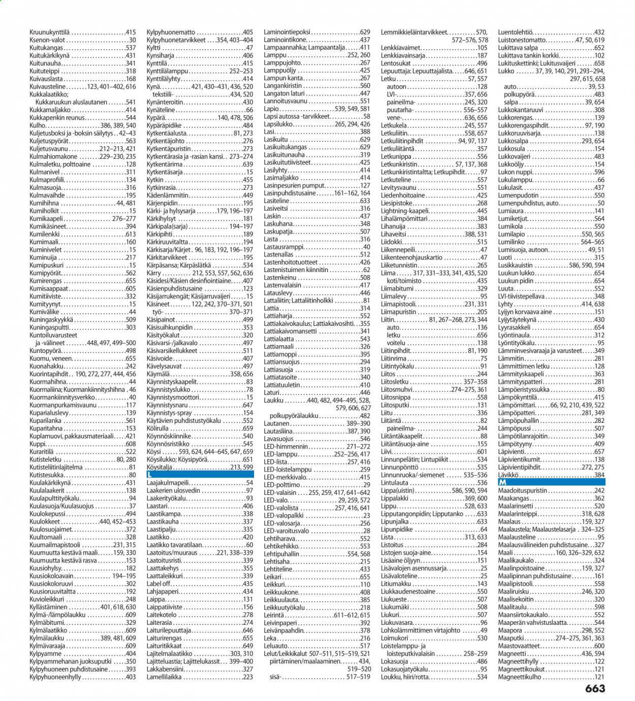 Biltema tarjoukset. Sivu 663