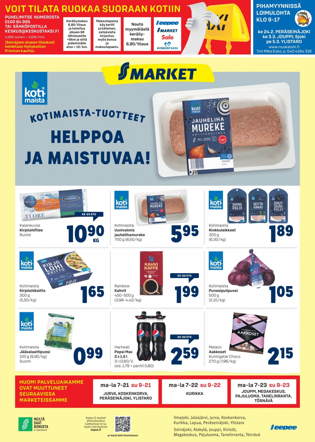 S-market tarjoukset - 24.02.2021 - 28.02.2021. Sivu 1