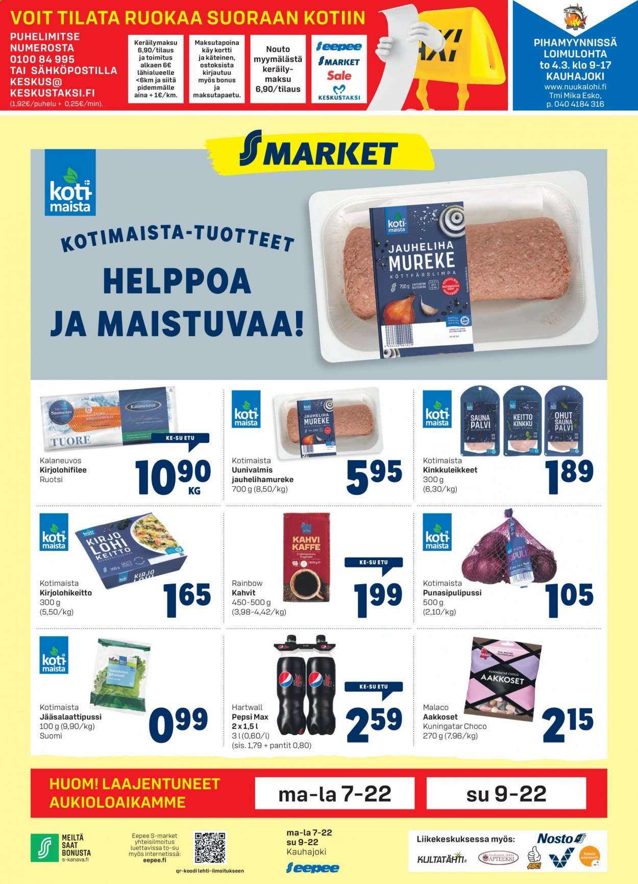 S-market tarjoukset - 24.02.2021 - 28.02.2021. Sivu 1