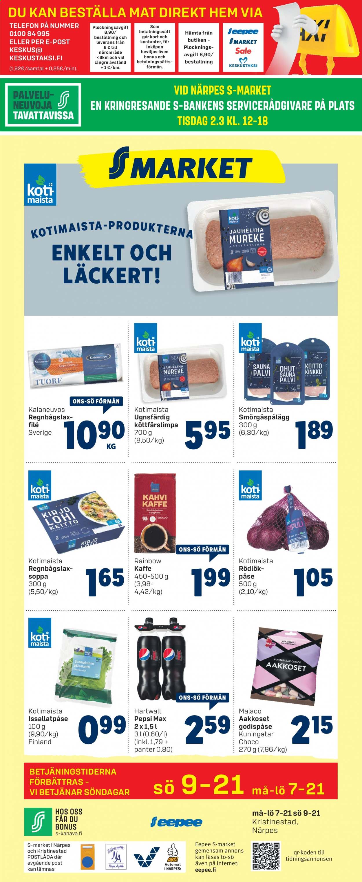 S-market tarjoukset - 24.02.2021 - 28.02.2021. Sivu 1
