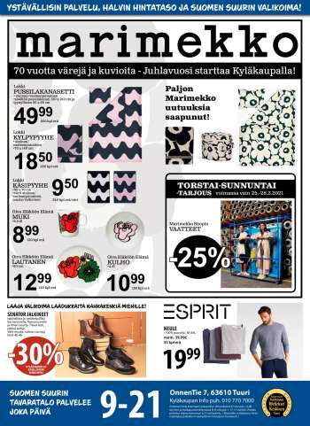 Tuuri tarjoukset  - 25.02.2021 - 03.03.2021.