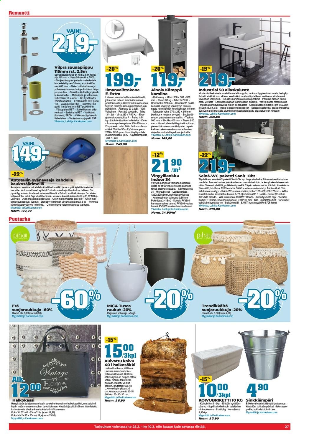 Kärkkäinen tarjoukset - 25.02.2021 - 10.03.2021. Sivu 19