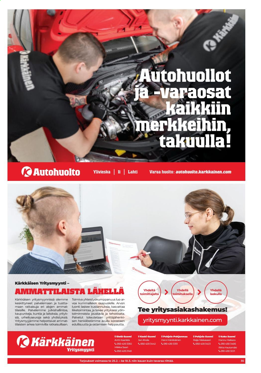 Kärkkäinen tarjoukset - 25.02.2021 - 10.03.2021. Sivu 27
