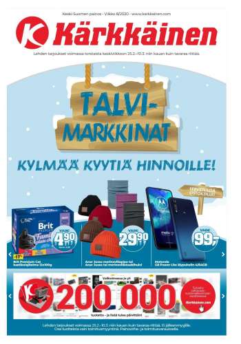 Kärkkäinen tarjoukset  - 25.02.2021 - 10.03.2021.