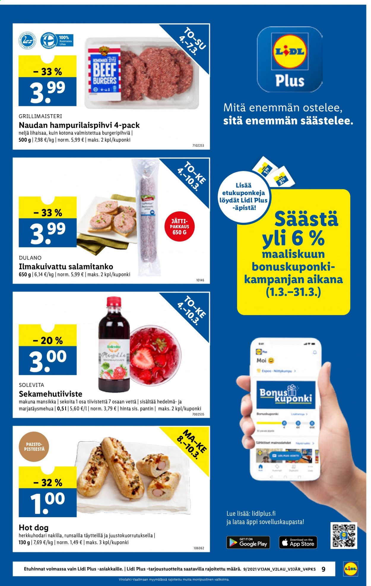 Lidl tarjoukset - 04.03.2021 - 10.03.2021. Sivu 9