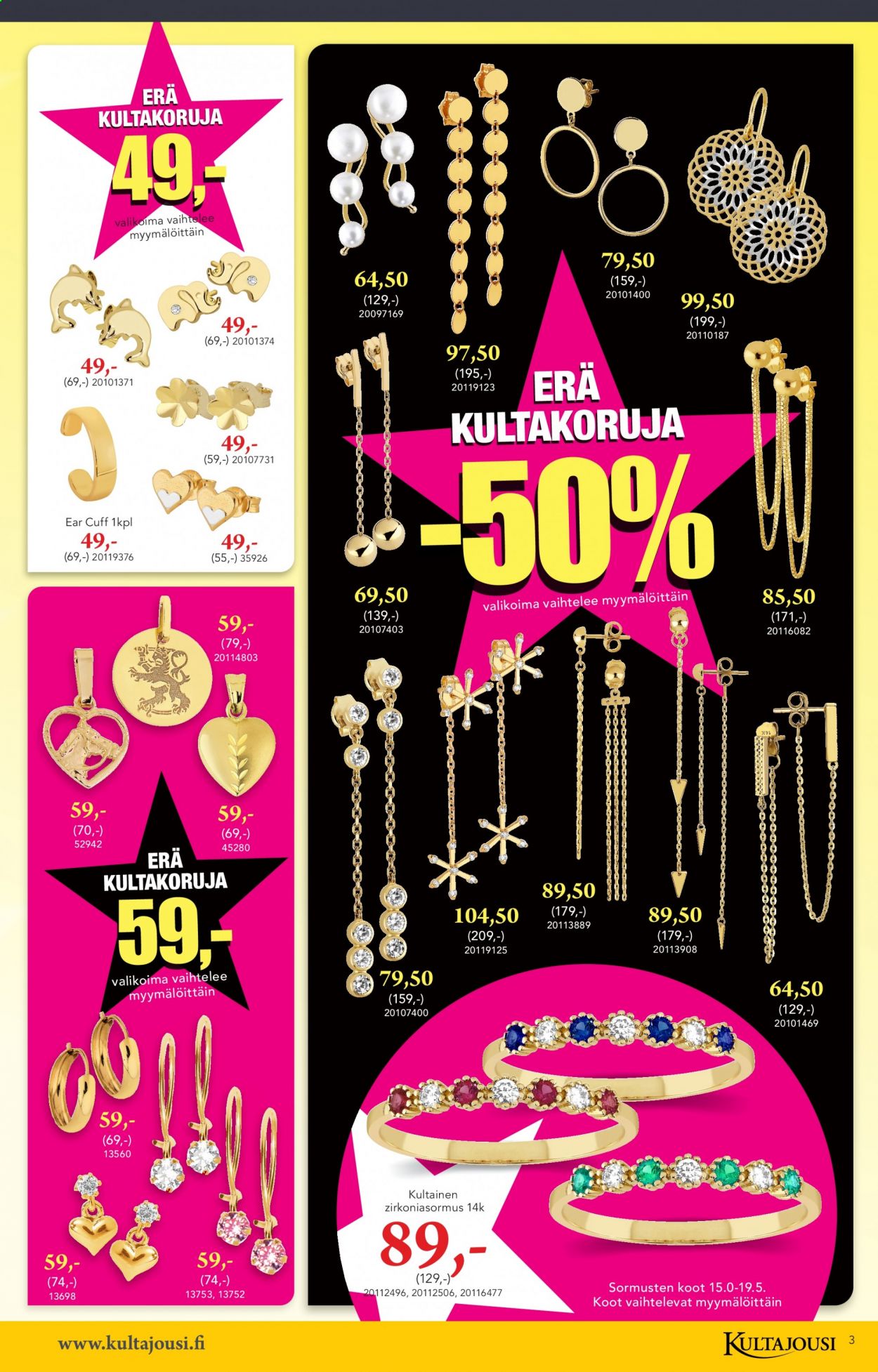 Kultajousi tarjoukset - 01.03.2021 - 05.04.2021. Sivu 3