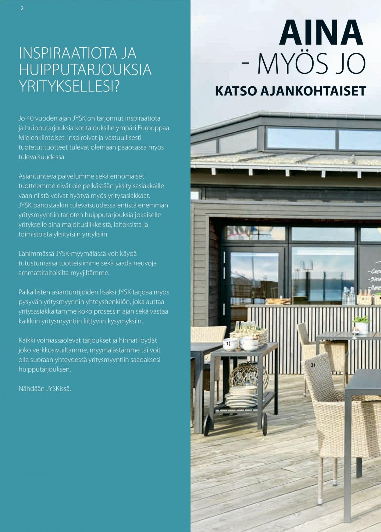 JYSK tarjoukset. Sivu 2