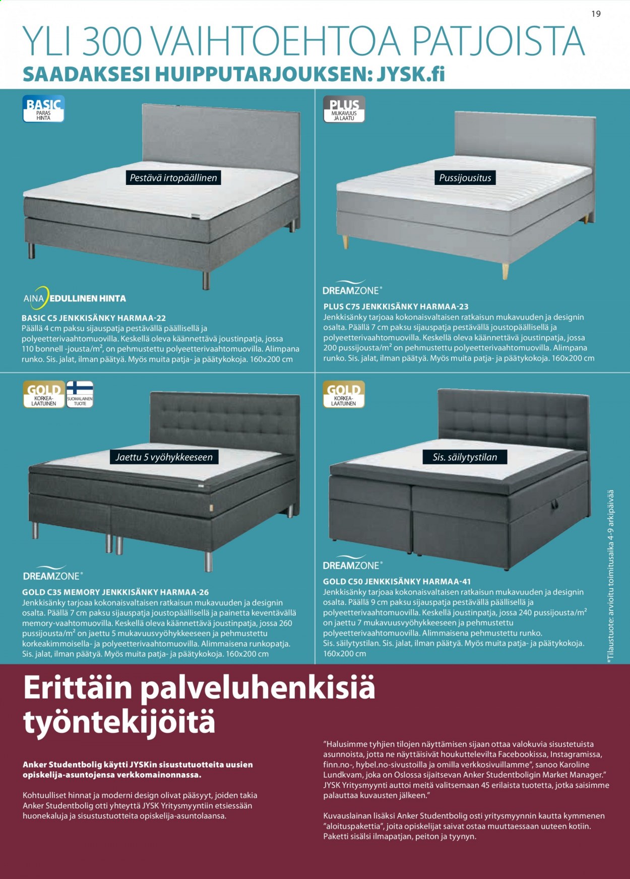JYSK tarjoukset. Sivu 19