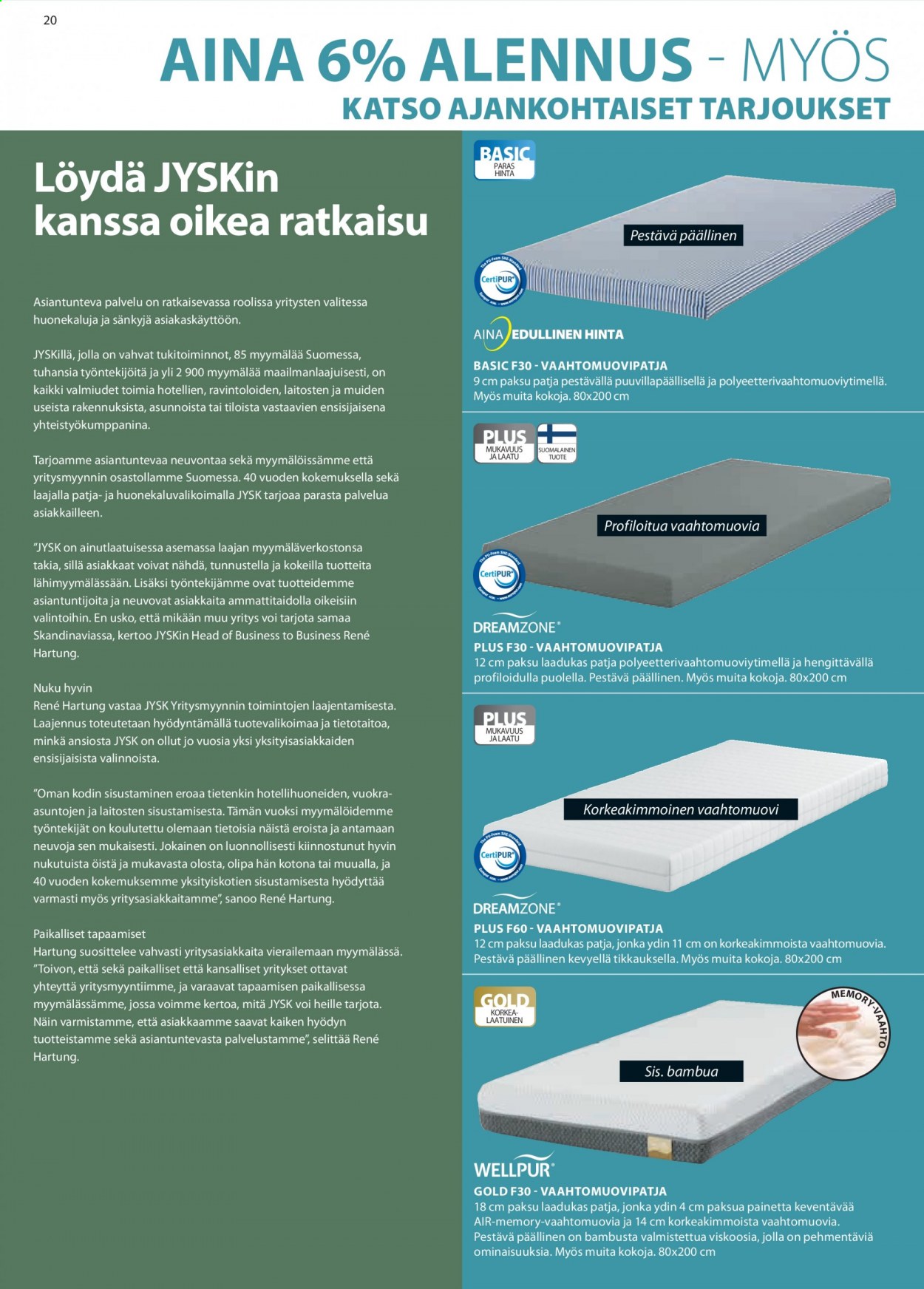 JYSK tarjoukset. Sivu 20