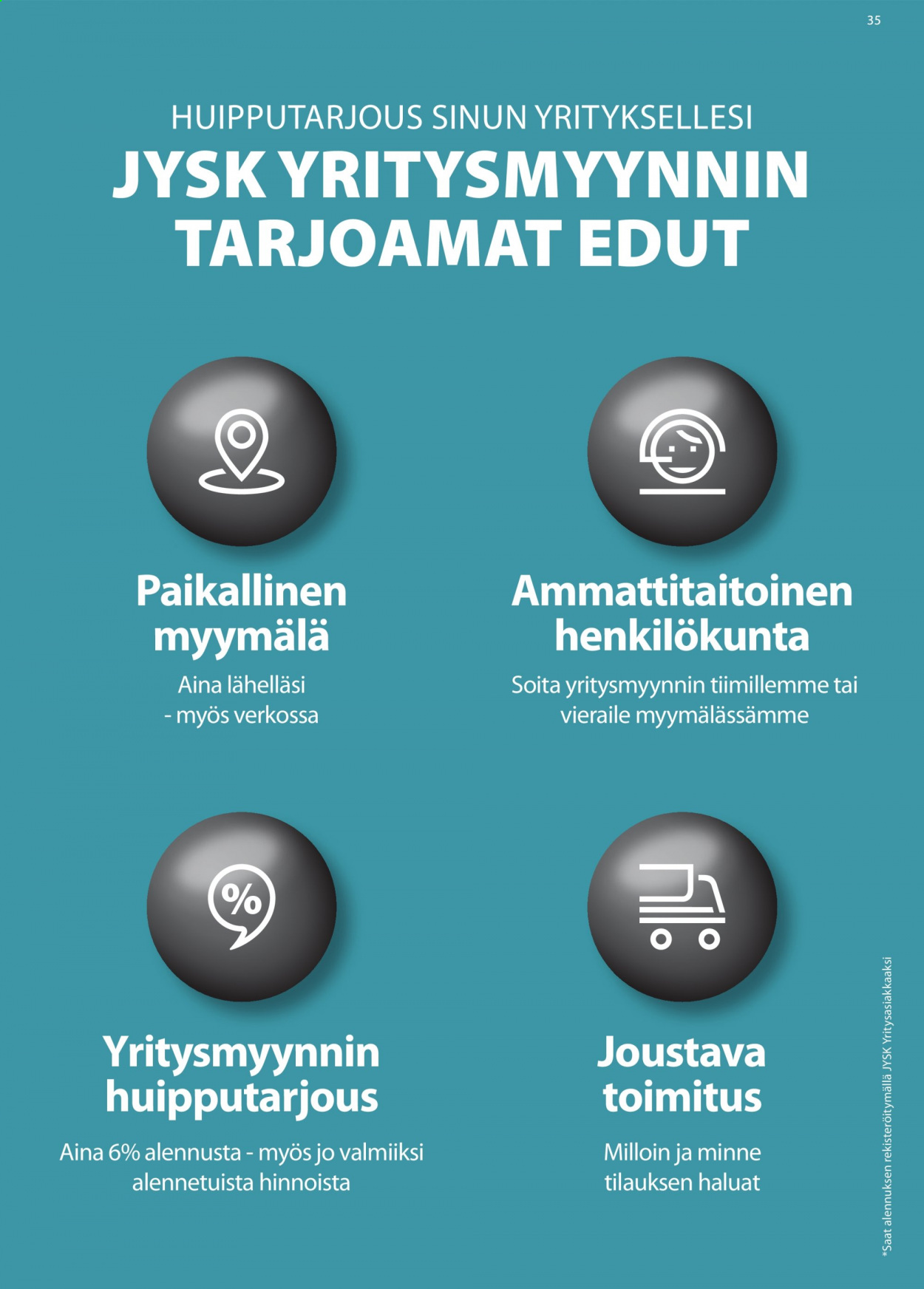 JYSK tarjoukset. Sivu 35