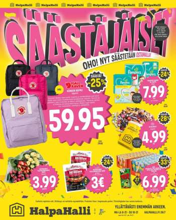 HalpaHalli tarjoukset  - 03.03.2021 - 07.03.2021.