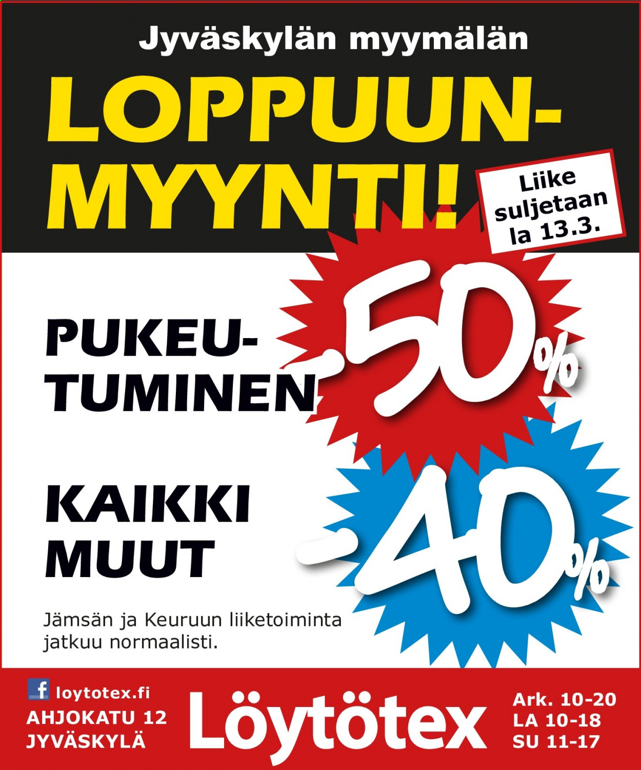 Löytötex tarjoukset - 03.03.2021 - 13.03.2021. Sivu 1
