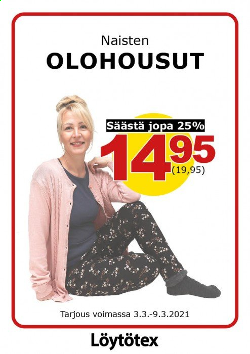 Löytötex tarjoukset - 03.03.2021 - 09.03.2021. Sivu 1