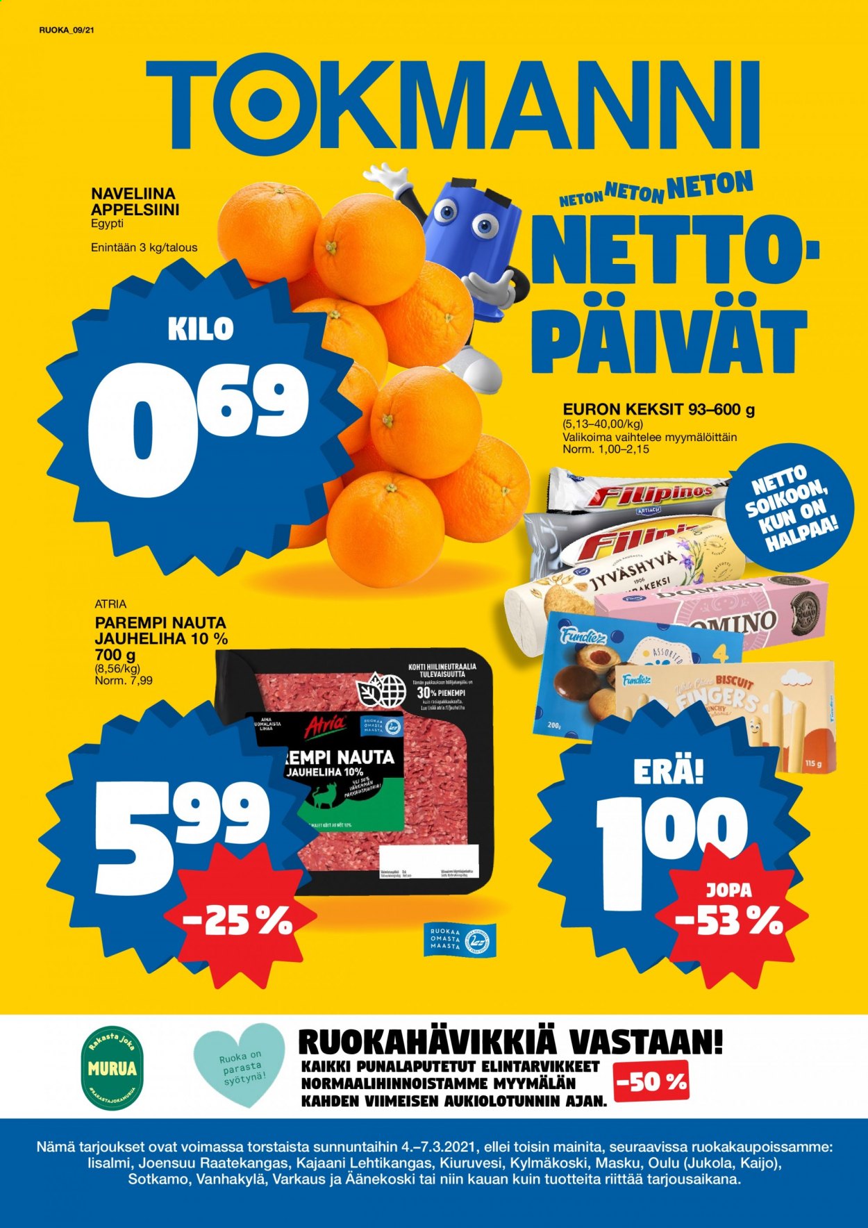 Tokmanni tarjoukset - 04.03.2021 - 07.03.2021. Sivu 1