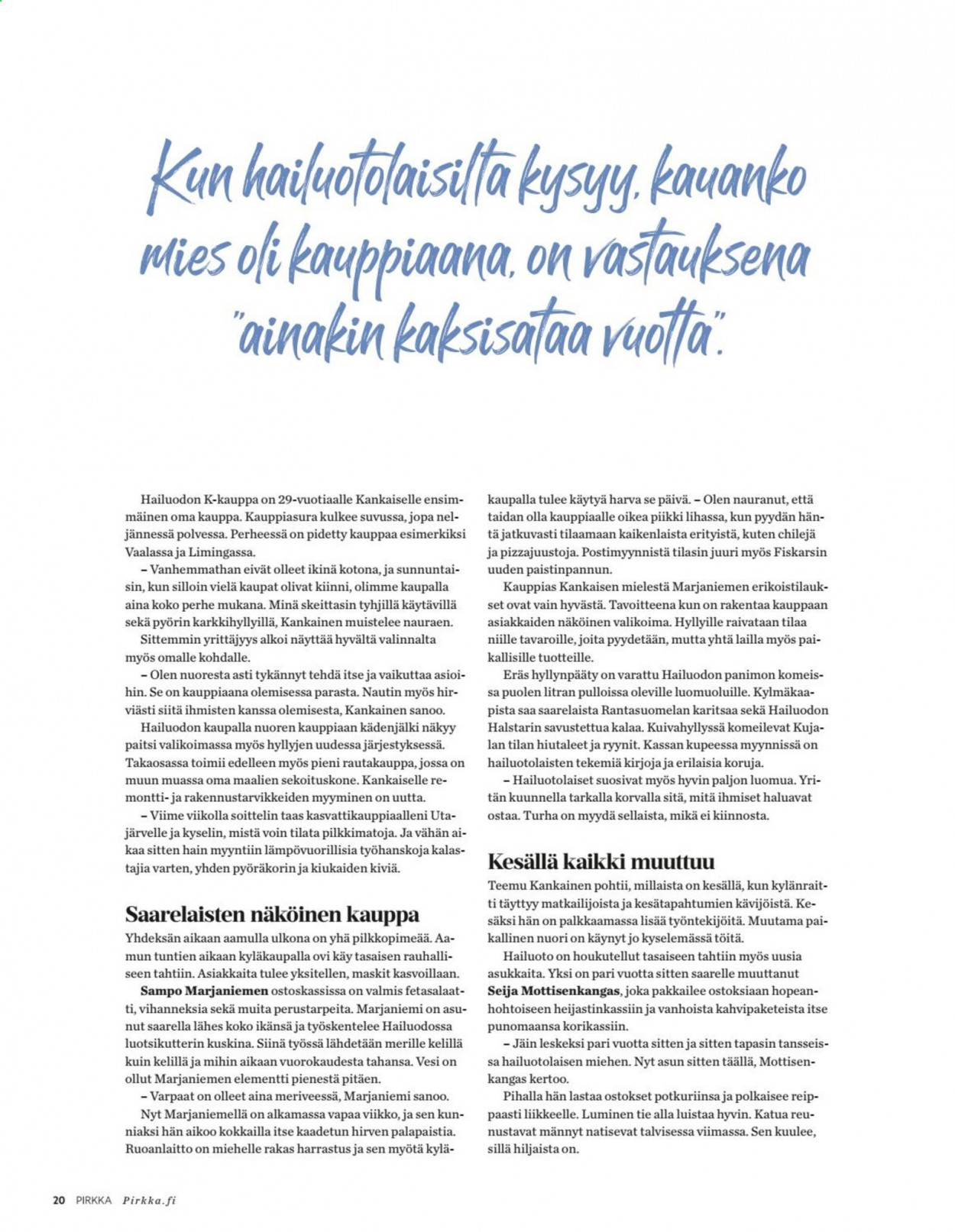 K-market tarjoukset - 03.03.2021 - 30.03.2021. Sivu 20