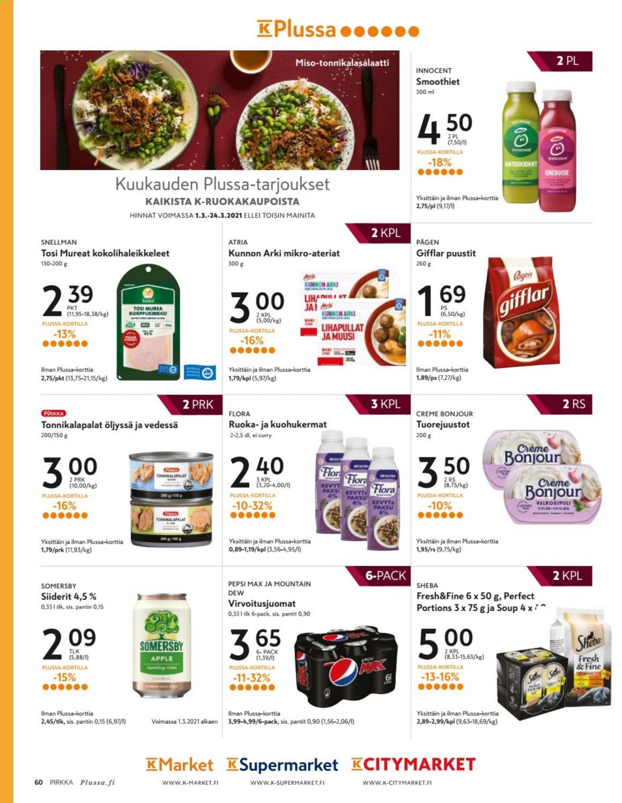 K-market tarjoukset - 03.03.2021 - 30.03.2021. Sivu 60