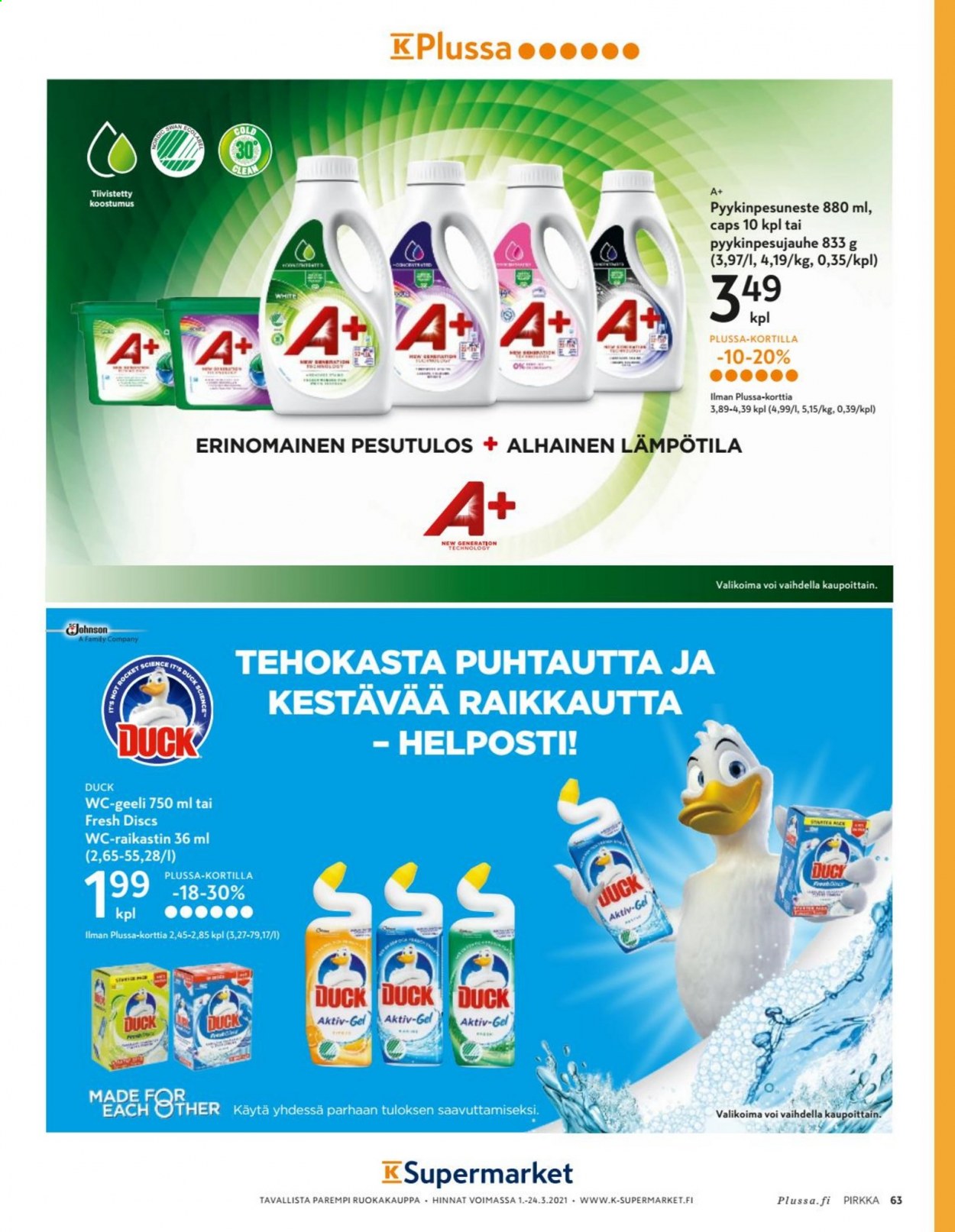 K-market tarjoukset - 03.03.2021 - 30.03.2021. Sivu 63