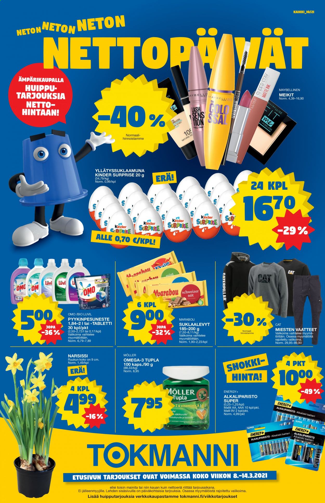 Tokmanni tarjoukset - 08.03.2021 - 14.03.2021. Sivu 1
