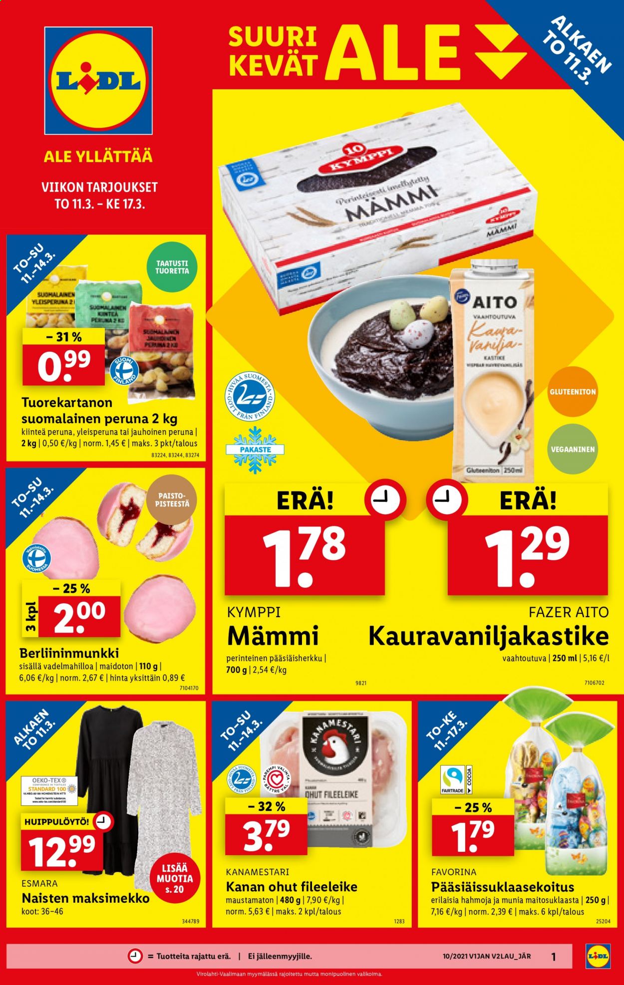 Lidl tarjoukset - 11.03.2021 - 17.03.2021. Sivu 1