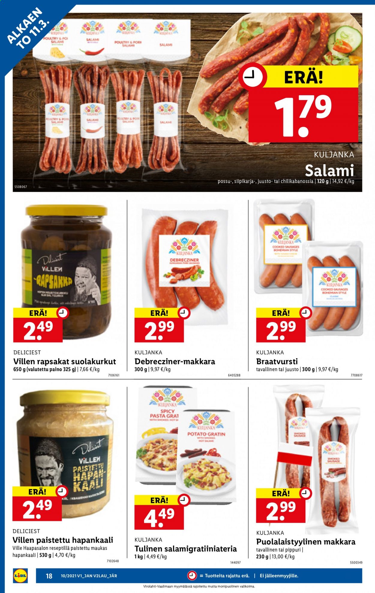 Lidl tarjoukset - 11.03.2021 - 17.03.2021. Sivu 18