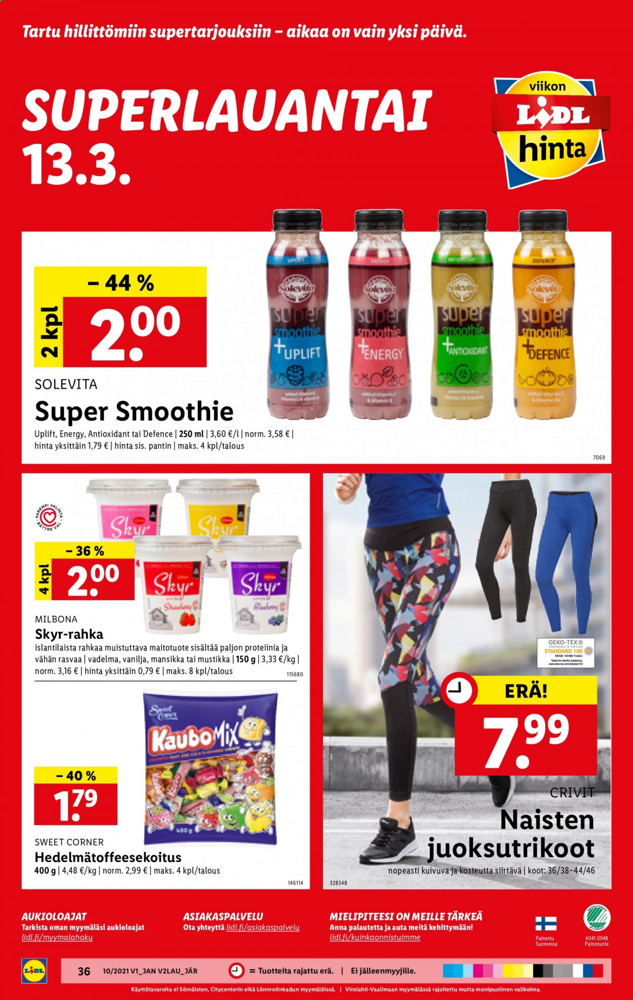 Lidl tarjoukset - 11.03.2021 - 17.03.2021. Sivu 36