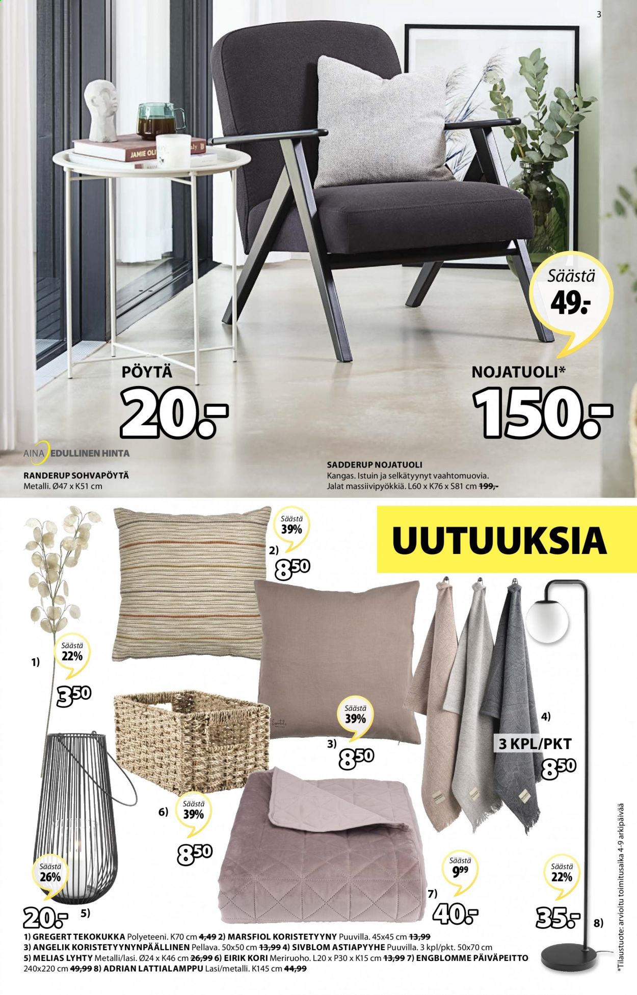 JYSK tarjoukset - 08.03.2021 - 21.03.2021. Sivu 3