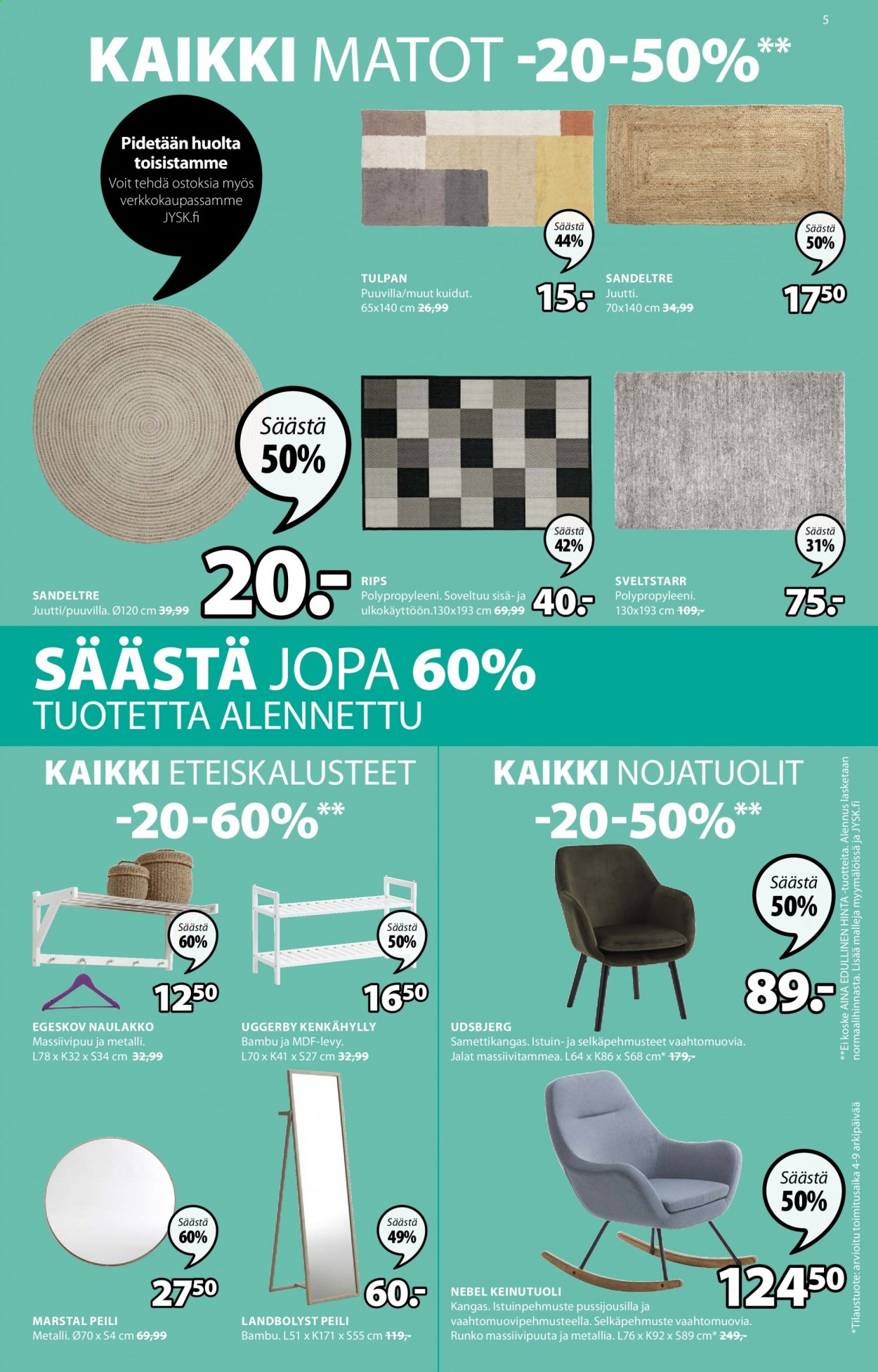 JYSK tarjoukset - 08.03.2021 - 21.03.2021. Sivu 5