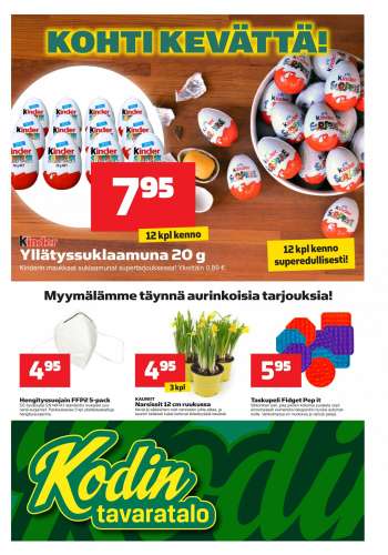 KODINTAVARATALO tarjoukset