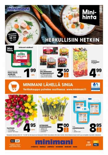 Minimani tarjoukset  - 10.03.2021 - 14.03.2021.