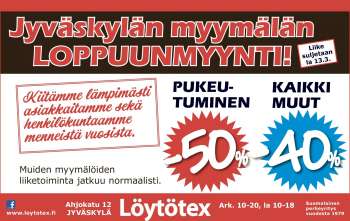 Löytötex tarjoukset  - 10.03.2021 - 13.03.2021.