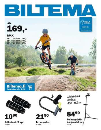 Biltema tarjoukset  - 10.03.2021 - 14.03.2021.