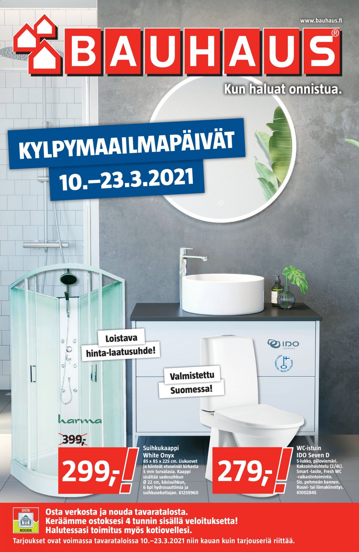 Bauhaus tarjoukset - 10.03.2021 - 23.03.2021. Sivu 1