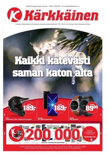 Kärkkäinen tarjoukset  - 11.03.2021 - 24.03.2021.
