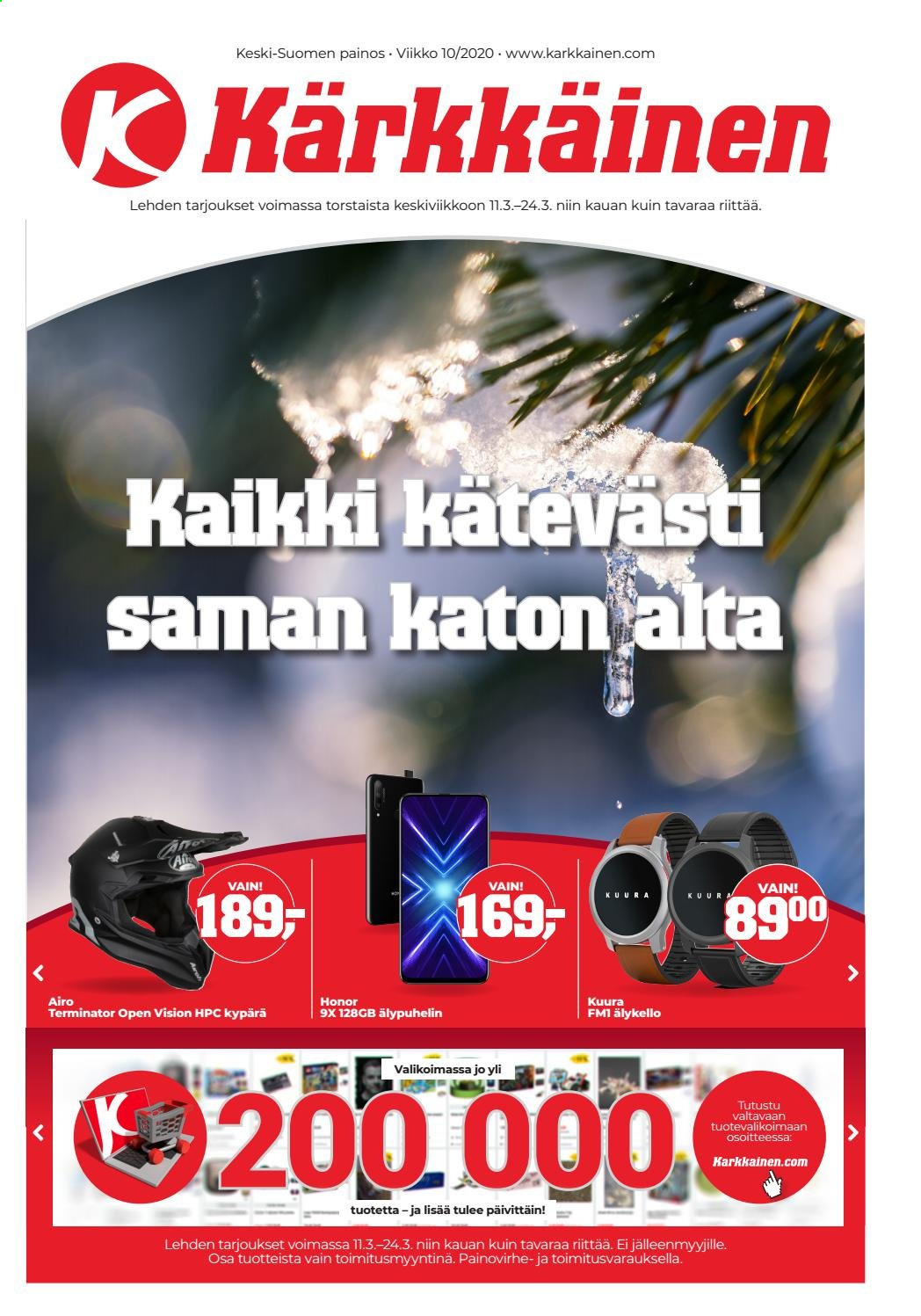 Kärkkäinen tarjoukset - 11.03.2021 - 24.03.2021. Sivu 1