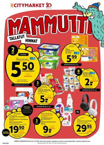K-citymarket tarjoukset  - 15.03.2021 - 21.03.2021.