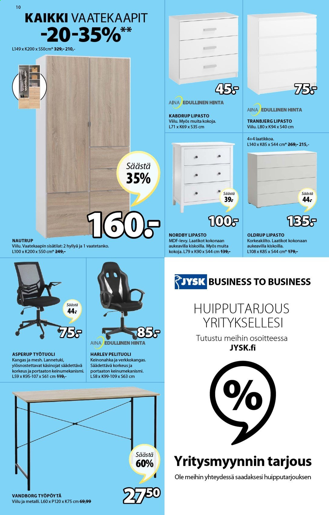 JYSK tarjoukset - 15.03.2021 - 21.03.2021. Sivu 10