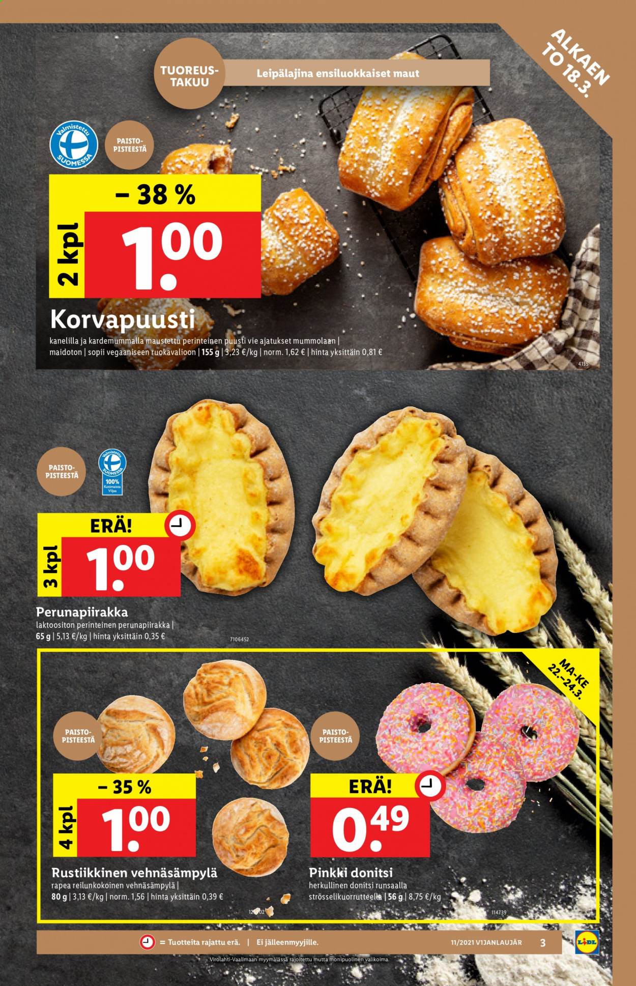 Lidl tarjoukset - 18.03.2021 - 24.03.2021. Sivu 3