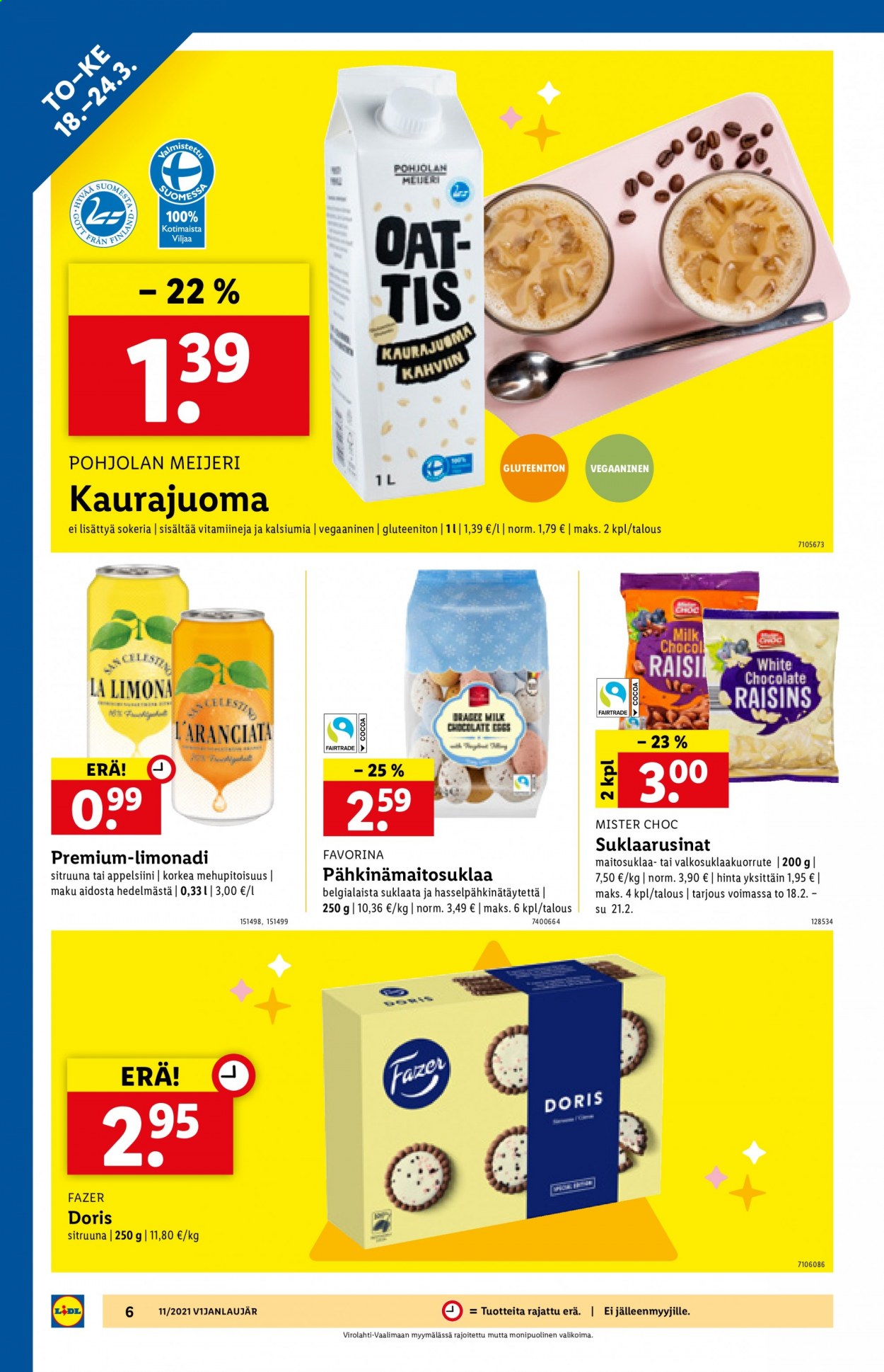 Lidl tarjoukset - 18.03.2021 - 24.03.2021. Sivu 6