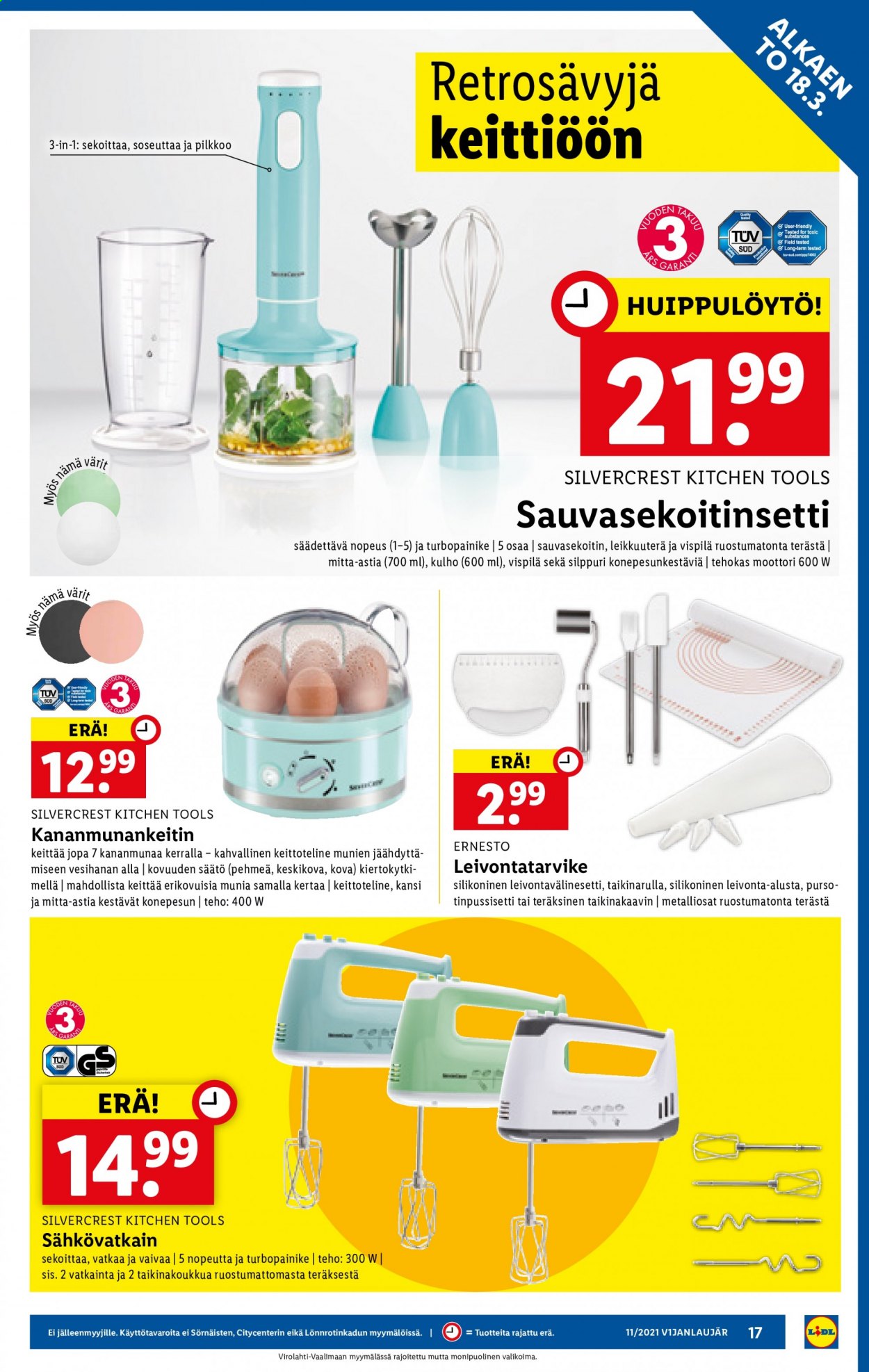 Lidl tarjoukset - 18.03.2021 - 24.03.2021. Sivu 17