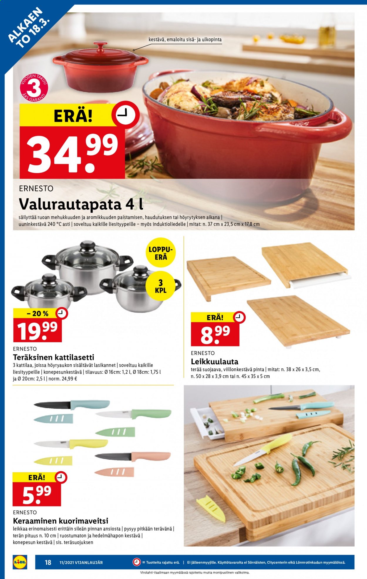 Lidl tarjoukset - 18.03.2021 - 24.03.2021. Sivu 18